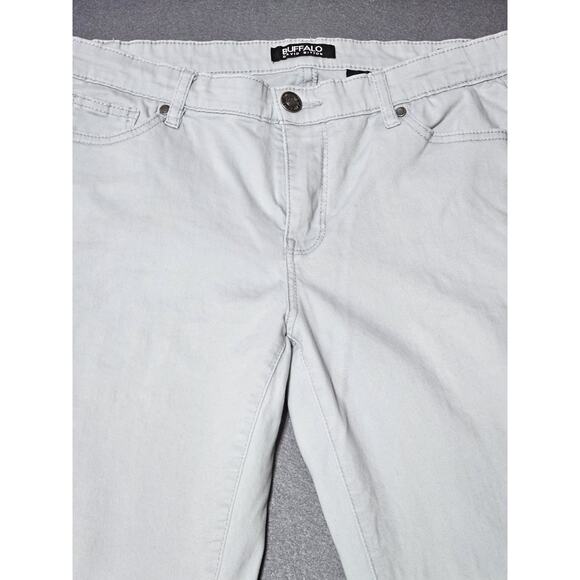 Buffalo Jeans Womens 6/28 Gray Mid Rise Stretch Skinny Ankle Grazer - Picture 2 of 10